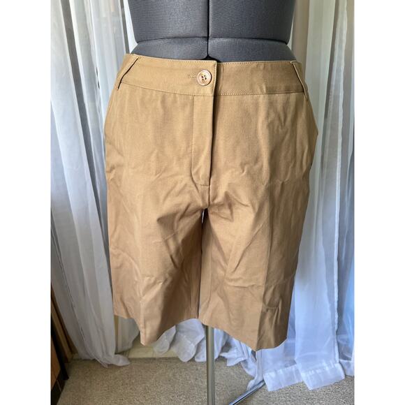 high waisted shorts tan - Picture 1 of 8